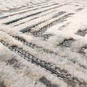 Ver imagem 7 de Tapete para Sala Solar 04 Bege Cinza e Azul 2,40x2,40M