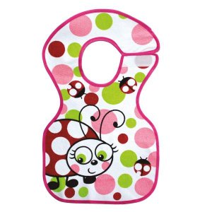 Babador Impermeável Estampado Joaninha -bia Baby