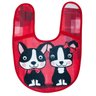 Babador Impermeável Estampado Cachorros-velcro -bia Baby - 1