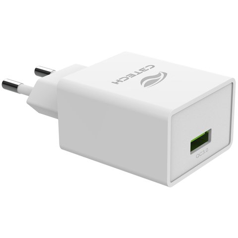Carregador c/1 Saida USB 3.0 18W Uc-Q100WH C3 Tech
