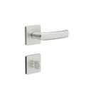 Ver imagem 1 de Fechadura Banheiro 740 Roseta Quadrada - Cromo Acetinado 3f
