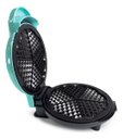 Ver imagem 1 de Máquina 5 Waffler Grande 110v Antiaderente Coração 700w Cor:azul