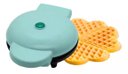 Ver imagem 2 de Máquina 5 Waffler Grande 110v Antiaderente Coração 700w Cor:azul
