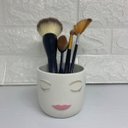 Ver imagem 4 de Porta pincéis pequeno de maquiagem rosto de mulher