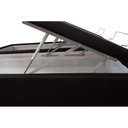 Ver imagem 4 de Cama Box Baú Solteiro Courano Black New (78x188x35) - Castor