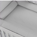Ver imagem 3 de Lençol Avulso com Elástico para Mini Berço 100%algodão 200 Fios:branco