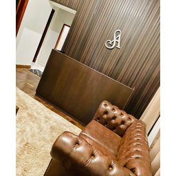 Painel Ripado Versátil: 03 unid. 270x27cm larg. Talatto Painéis Imbuia - 3