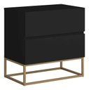 Ver imagem 7 de Mesa de Apoio para Cabeceira Cama Quarto Casal 45cm Compacta Luxo Moderna Mdf/mdp:branco