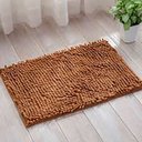 Ver imagem 1 de Tapete Antiderrapante Bolinha Microfibra 40x60: Caramelo