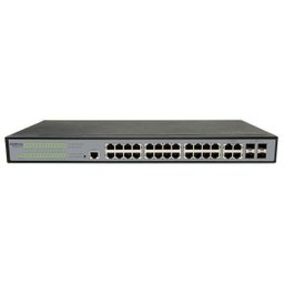 Switch Intelbras SG 2404 MR L2+ - 24 Portas Gigabit - 4 Slots GBIC / SFP - Switch Gerenciável L2+ - 1