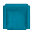 Ver imagem 4 de Poltrona Nina Decorativa Pés Palito - Azul Turquesa