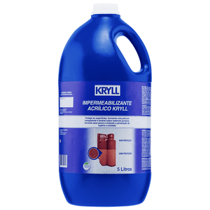 Impermeabilizante Acrílico a Base de Água Kryll 5 Litros