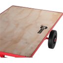 Ver mais imagens de Carrinho Plataforma 250kg 4 Rodas Maciças Compensado Aço Carbono Transporte Carga Nove54 Multiuso