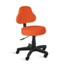 Ver imagem 1 de Cadeira Mocho Encosto Alto Giratória Couríssimo - Laranja