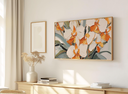 Ver imagem 1 de Quadro Decorativo N°183 115x70cm - Panorâmico Botânico - Orquídeas Espatuladas - Rollflex