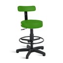 Ver imagem 1 de Cadeira Mocho Alto Estética Giratória com Sapatas Fixa