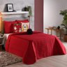 Cobre Leito Casal Queen Fininho 8 Peças Natal - Vermelho 2 - 1