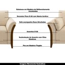 Ver imagem 4 de Conjunto Decorativo Poltrona e Sofá 222cm Market Linho Champagne - Gran Belo