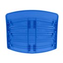 Ver imagem 2 de Assento Plástico Azul Cadeira Fixa Tipo Iso Empilhavel