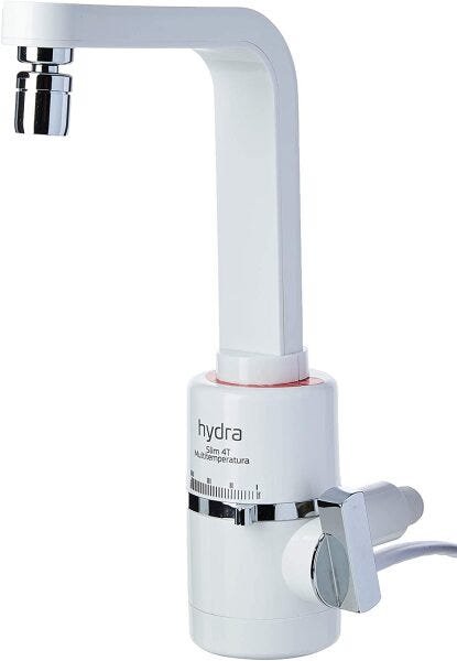 Torneira Mult. Slim 4t Parede 5500w 220v Tpsl.4.552br Hydra - 1