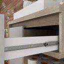 Ver imagem 6 de Gabinete para Banheiro Cuba e Armário com Espelho 100cm Malbec Móveis Bosi