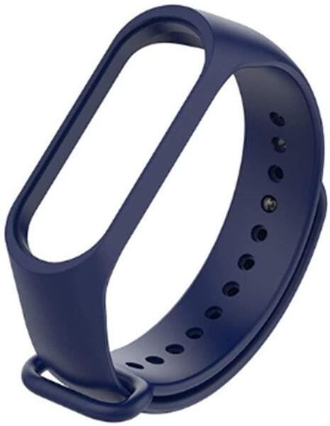 Bracelete de silicone para pulseira inteligente Mi band 3 / 4 XM, Azul (XM382AZ - 4
