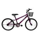 Ver imagem 1 de Bicicleta Cairu 20 Star Girl C/Cestao Violeta