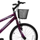 Ver imagem 4 de Bicicleta Cairu 20 Star Girl C/Cestao Violeta