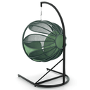 Ver imagem 3 de Balanço Flor em Corda Náutica Verde Militar - Tecido Lisato Verde Claro