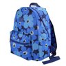 Mochila Feminina Rosa Azul Floral Escola Faculdade Bolsa:Azul - 2