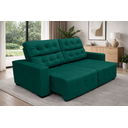 Ver imagem 1 de Sofá Retrátil e Reclinável Siena 2.30m Super Pillow - Verde