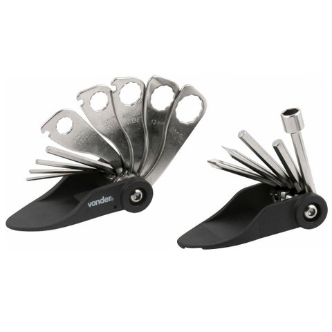 Jogo Ferramentas P/ Bicicleta 17pc Vonder