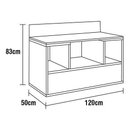 Ver imagem 2 de Balcão de Cozinha para Pia em Aço Mirage New 3 Portas 3 Gavetas Branco - Telasul