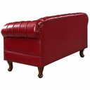 Ver imagem 4 de Namoradeira Chesterfield Duque 2 Lugares em Corano Bordô
