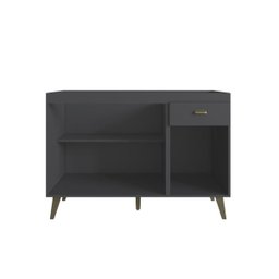 Balcão de Cozinha 3 Portas e 1 Gaveta 581 Casamia - Grafite - 2