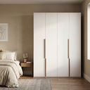 Ver imagem 2 de Guarda-roupa 4 Portas 3 Gavetas Bloom Branco