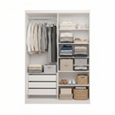 Ver imagem 6 de Guarda-roupa 4 Portas 3 Gavetas Bloom Branco