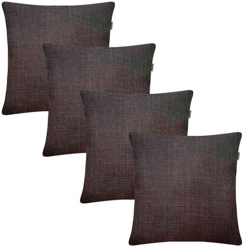Kit 4 Capas de Almofadas Linho Lincoln 45x45cm Escolha a Cor:grafite