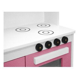 Mini Cozinha Infantil Lúdica C/ Armário Geladeira Lavanderia:rosa - 7