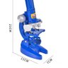 Microscópio Infantil Educativo Led 100x 200x 450x Cientista - 7