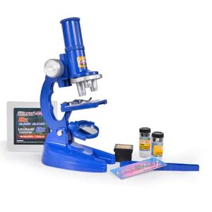 Microscópio Infantil Educativo Led 100x 200x 450x Cientista