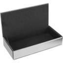 Ver imagem 2 de Porta Joias Decorativo Espelhado Home&co Mdf 5x23x11cm Cinza