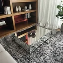 Ver imagem 4 de Mesa Espelho Cristal Pequena 60x40x20 Lapidada