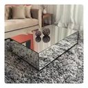 Ver imagem 3 de Mesa Espelho Cristal Pequena 60x40x20 Lapidada