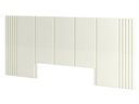 Ver imagem 5 de Kit Cabeceira Casal Ripado 3,0m + 02 Mesas de Cabeceira Cor:off White