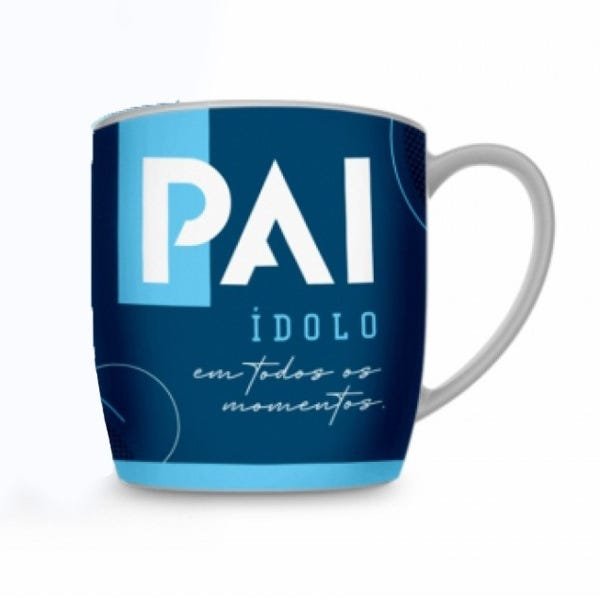 Caneca Porcelana Urban Na Caixa - Pai Idolo - 2