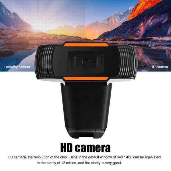 Webcam Full Hd Modelo Hd 602 Alta Definição1,2 M Pixels Resolução 1280 720 - 7
