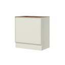 Ver imagem 3 de Balcão 80cm com Tampo 100% MDF 02 Portas Fineze Bege/Areia/Cinamomo