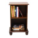 Ver imagem 2 de Estante para Livros de Madeira Pequena 1 Prateleira Pés Luiz Xv 777 Sevilha - Imbuia