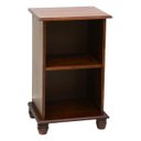 Ver imagem 1 de Estante para Livros de Madeira Pequena 1 Prateleira Pés Luiz Xv 777 Sevilha - Imbuia